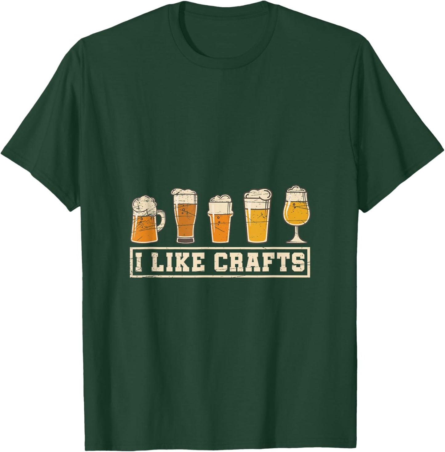 Beer Brewing Drinking Gift Craft Beer T-Shirt - T-Shirt | Forest