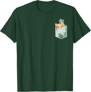 Jurassic World: Camp Cretaceous Bumpy Faux Pocket T-Shirt - T-Shirt | Forest