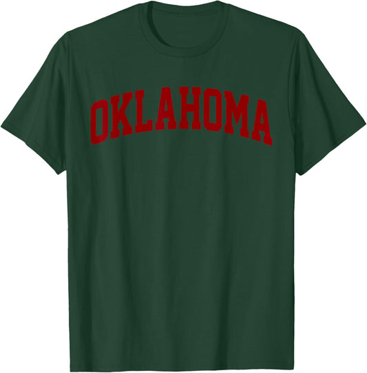 Vintage Oklahoma , Oklahoma Gifts Women & Kid T-Shirt - T-Shirt | Forest