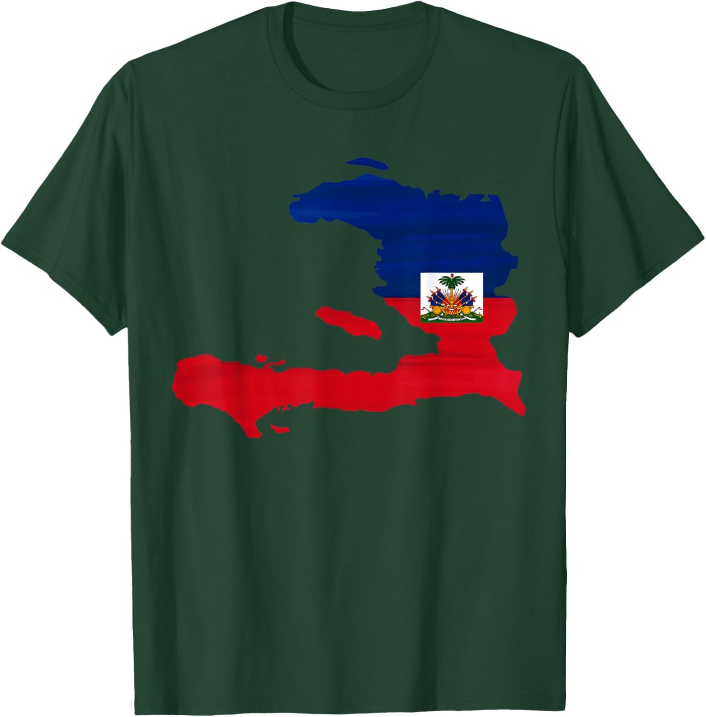 Haiti Flag T-Shirt - T-Shirt | Forest