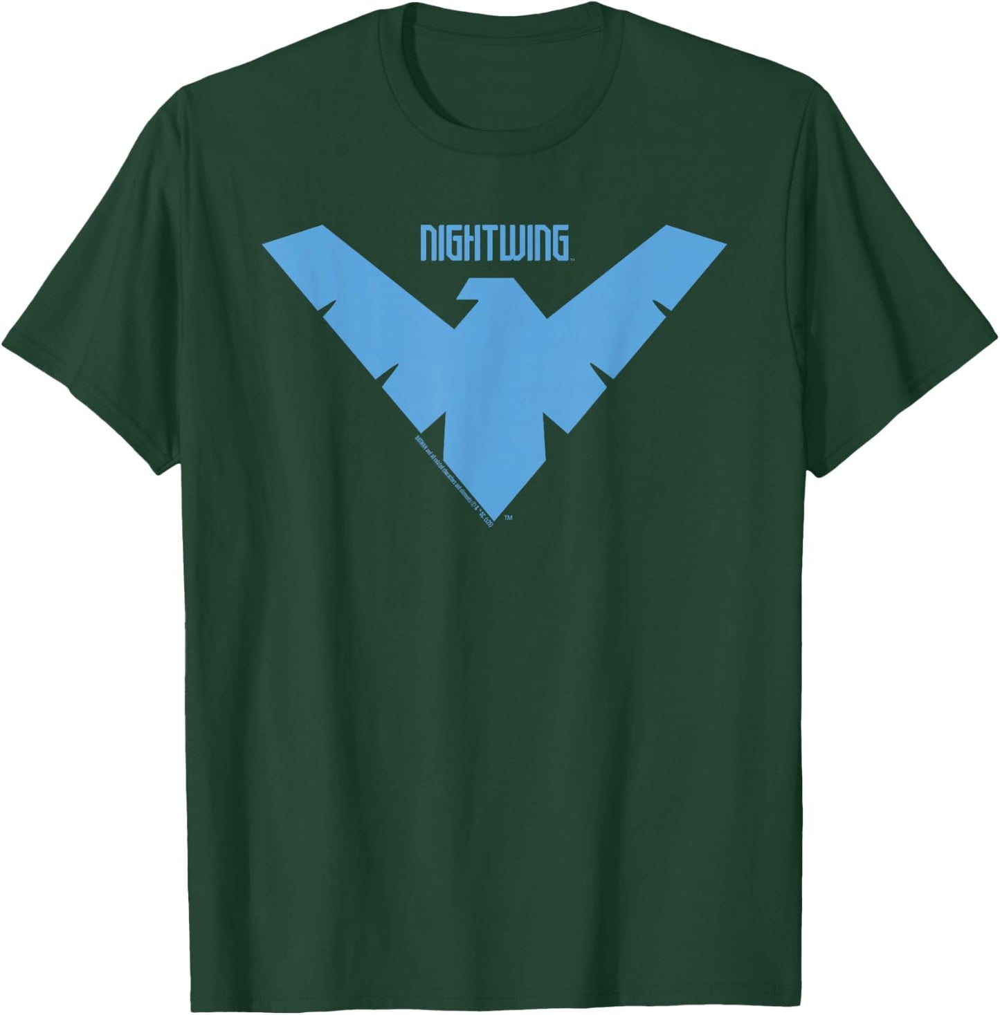 Batman Nightwing Logo , Black, S T-Shirt - T-Shirt | Forest