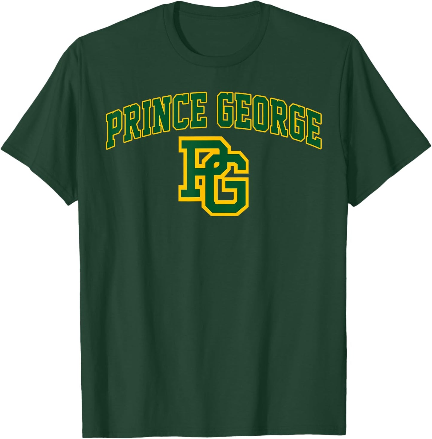 Prince George High School Arch Vintage Design Women T-Shirt - T-Shirt | Forest