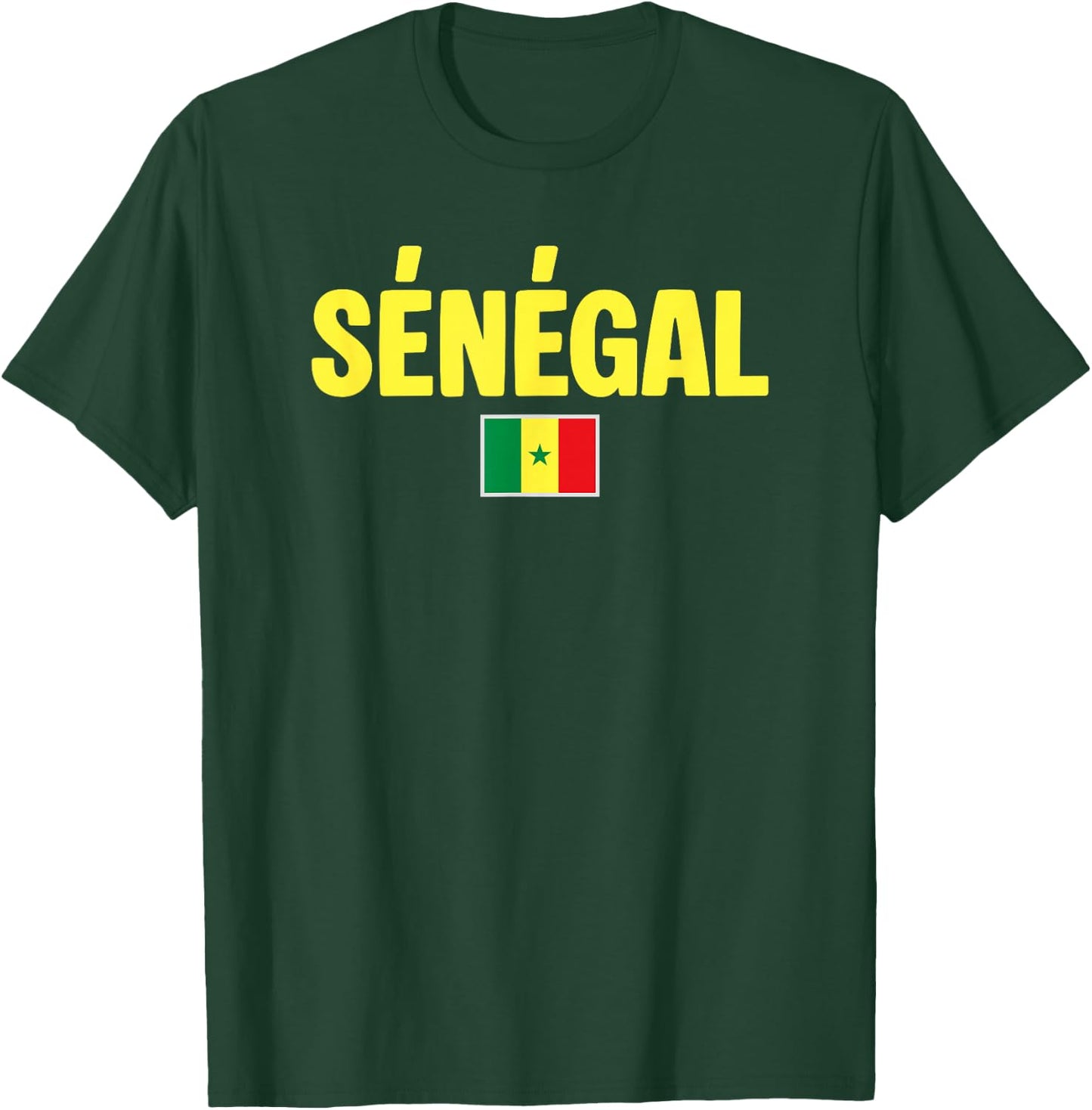 Senegalese Senegal Flag T-Shirt - T-Shirt | Forest