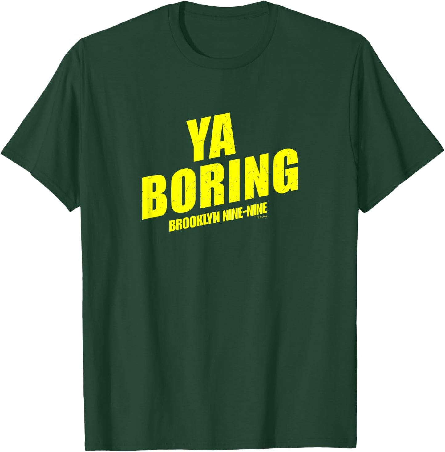 Brooklyn Nine-Nine Ya Boring Small T-Shirt - T-Shirt | Forest