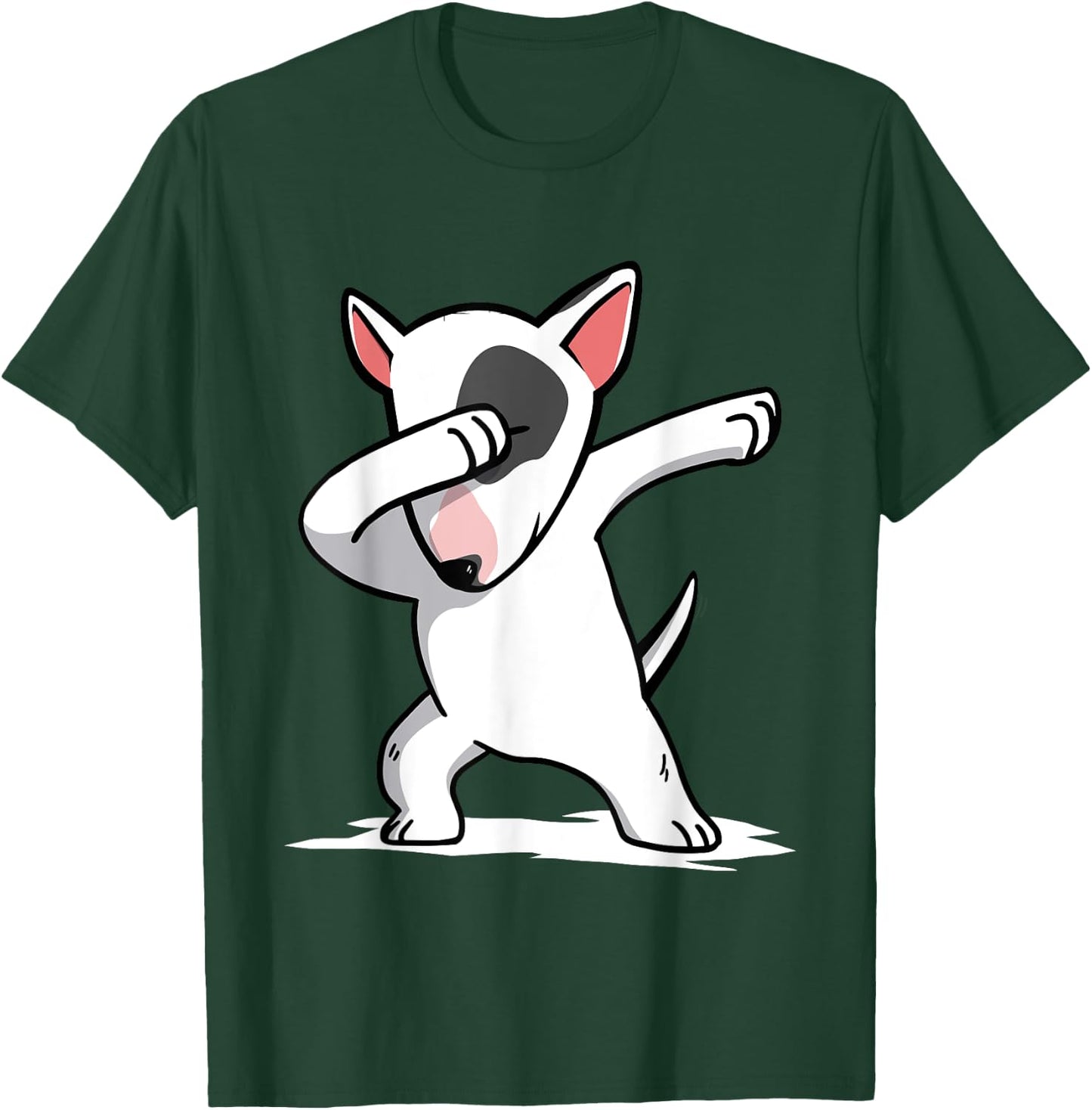 Funny Dabbing English Bull Terrier Dog Dab Shirt T-Shirt - T-Shirt | Forest
