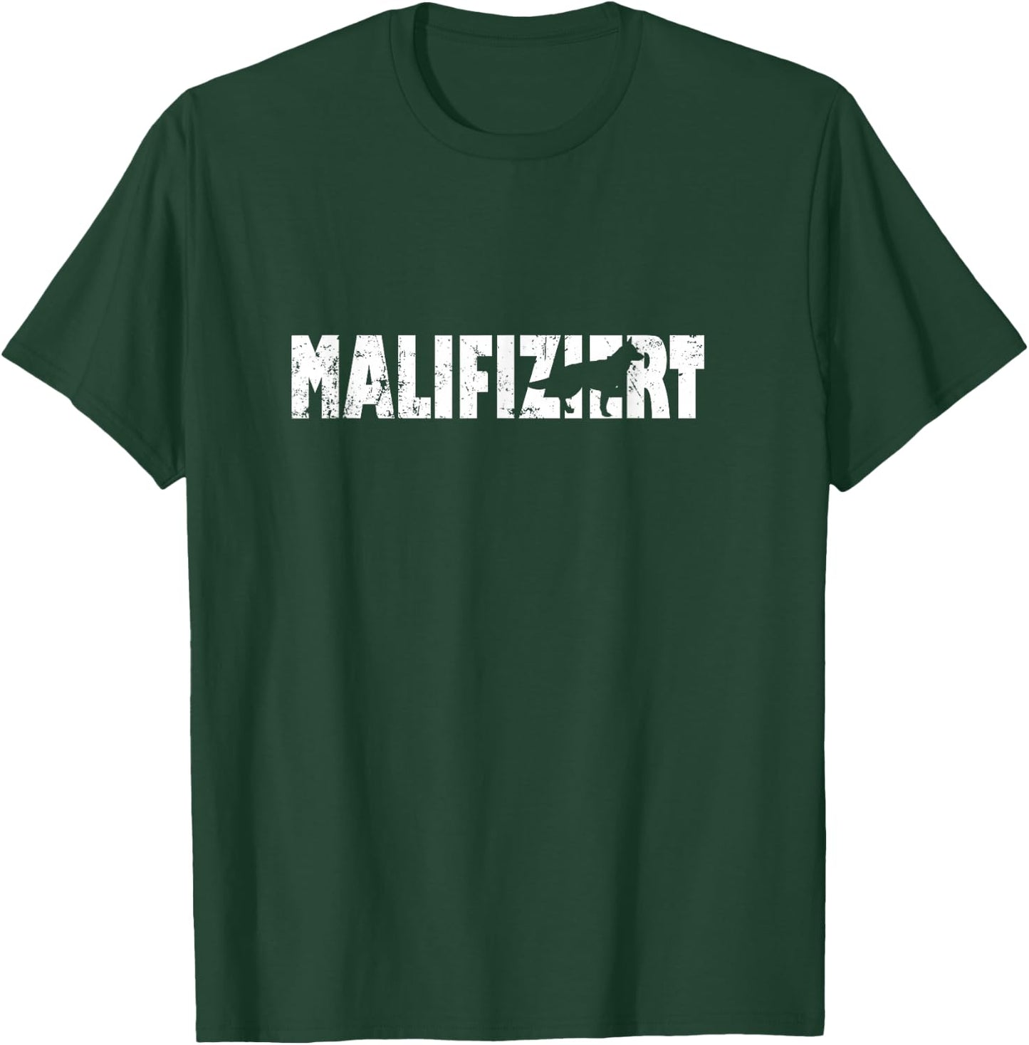 Malifiziert Belgian Malinois IGP Hundesport Hunde Spruch T-Shirt - T-Shirt | Forest