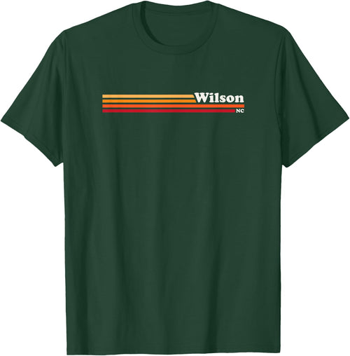 Vintage 1980er Grafikstil Wilson North Carolina