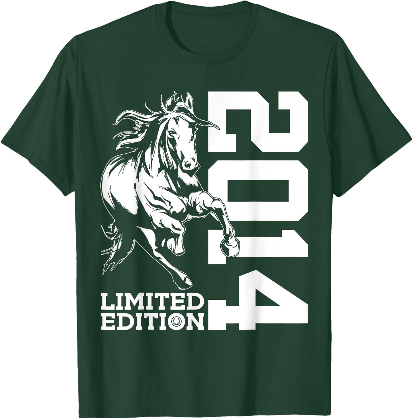 Riding 11th Birthday Horse Limited Edition 2014 Rider T-Shirt - T-Shirt | Forest