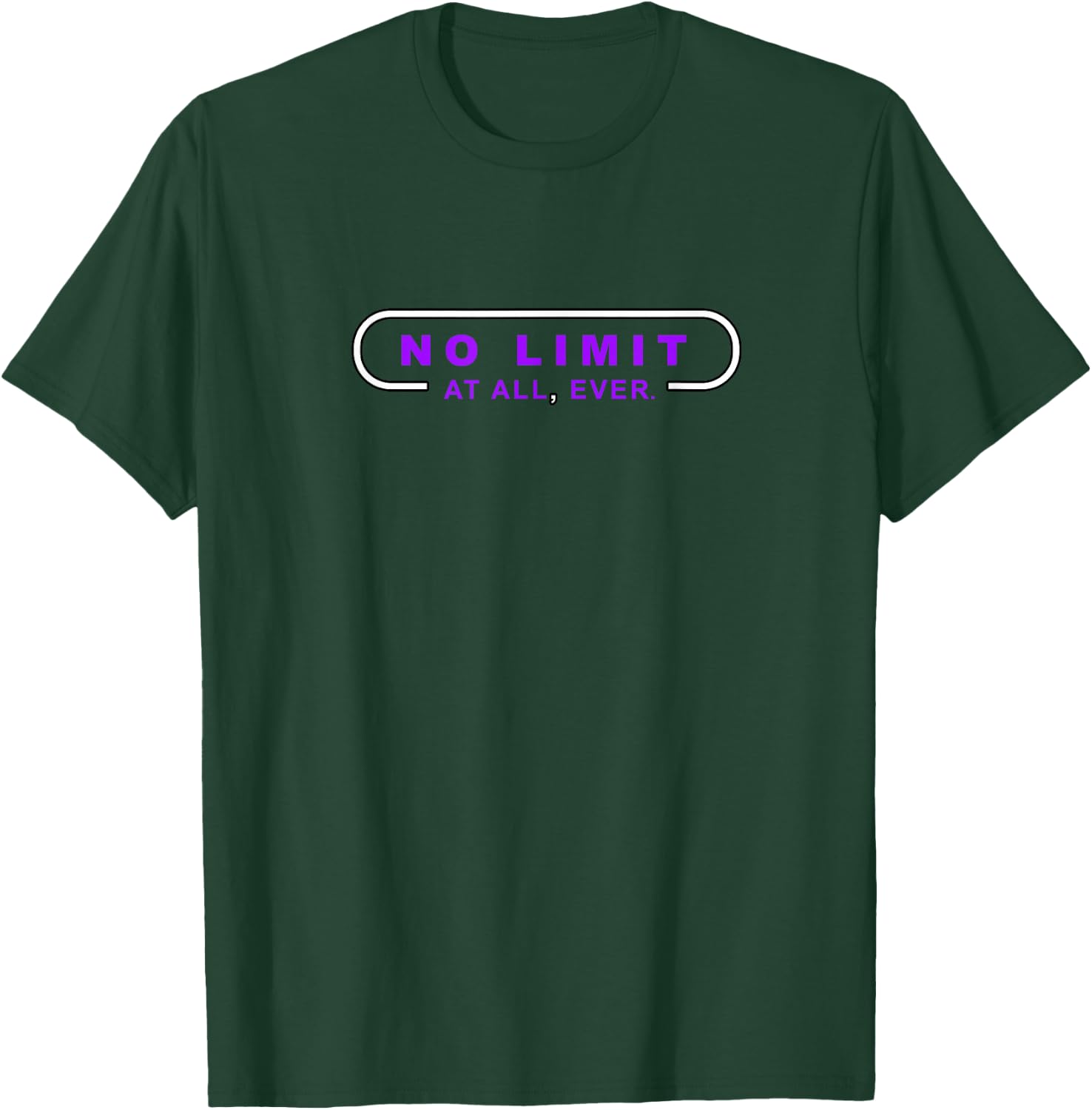 Purple Color Limit Not Found Purple Graphic T-Shirt - T-Shirt | Forest