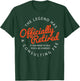 Legend Officially Retired" Men's Funny Retirement - Black, Classic Fit T-Shirt - T-Shirt | Forest