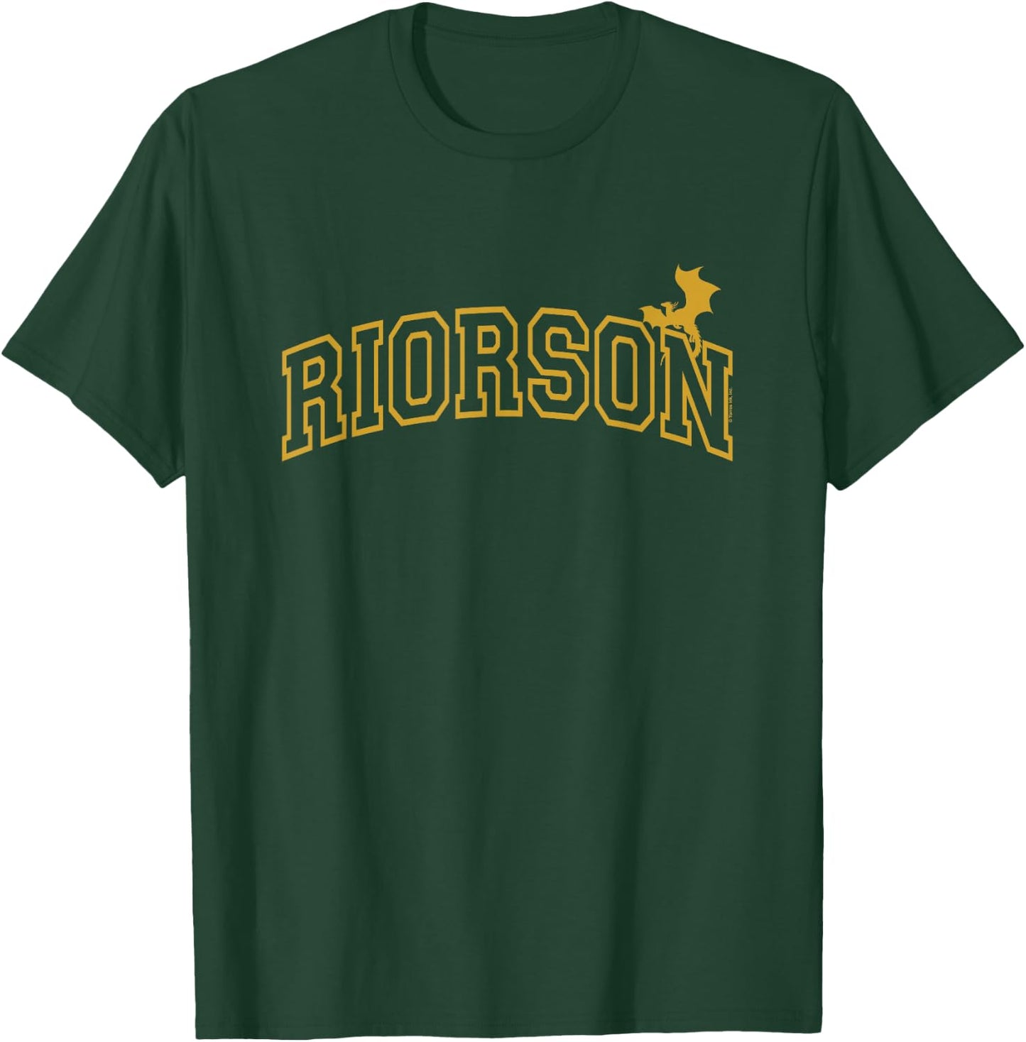 Fourth Wing The Empyrean Riorson Varsity T-Shirt - T-Shirt | Forest