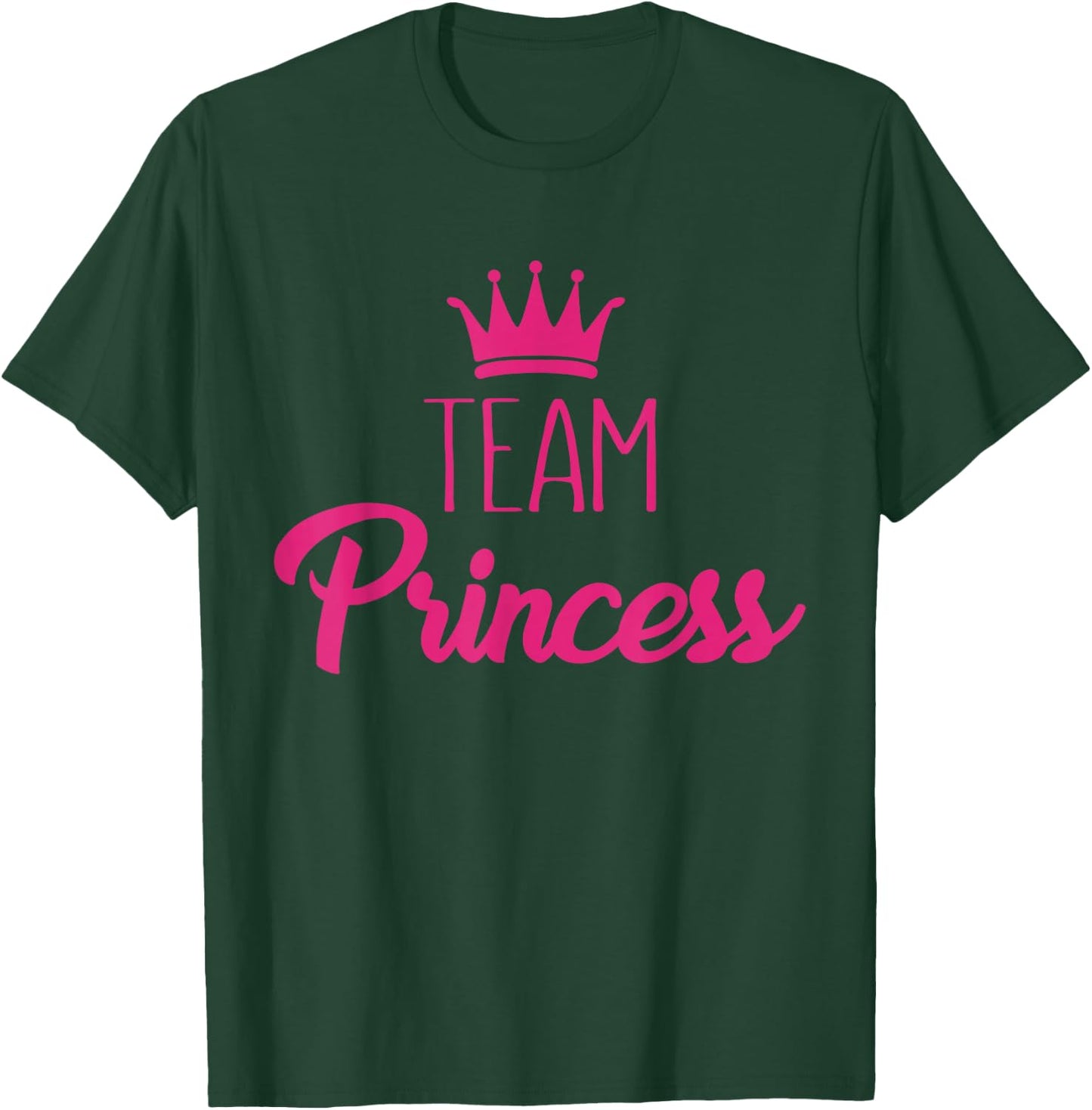 Team Princess Gender Reveal , black T-Shirt - T-Shirt | Forest