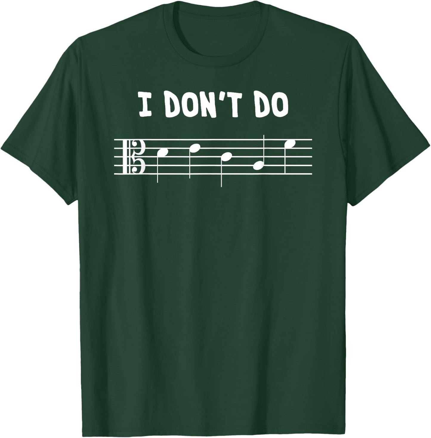 Alto Clef I Don’t Do DECAF for Viola Players T-Shirt - T-Shirt | Forest
