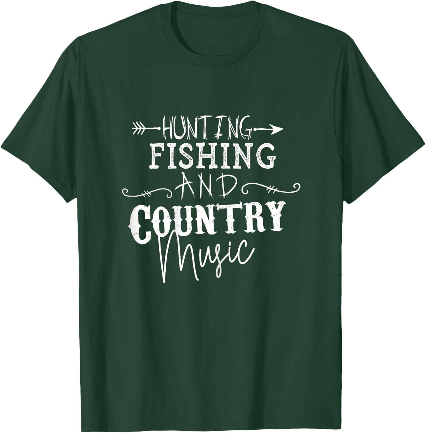 Hunting Fishing and Country Music Shirt Teen Girl T-Shirt - T-Shirt | Forest