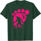 Bigfoot Pink Ribbon Breast Cancer Awareness Cool Sasquatch T-Shirt - T-Shirt | Forest