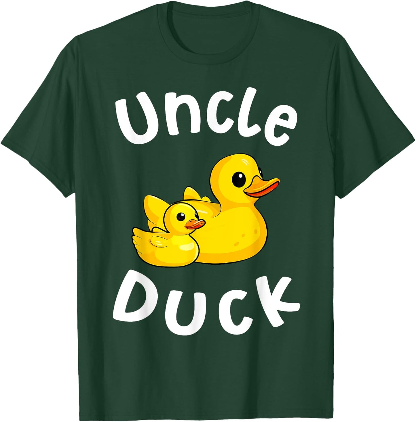 Uncle Duck Birthday Rubber Duck Kids Family Matching T-Shirt - T-Shirt | Forest