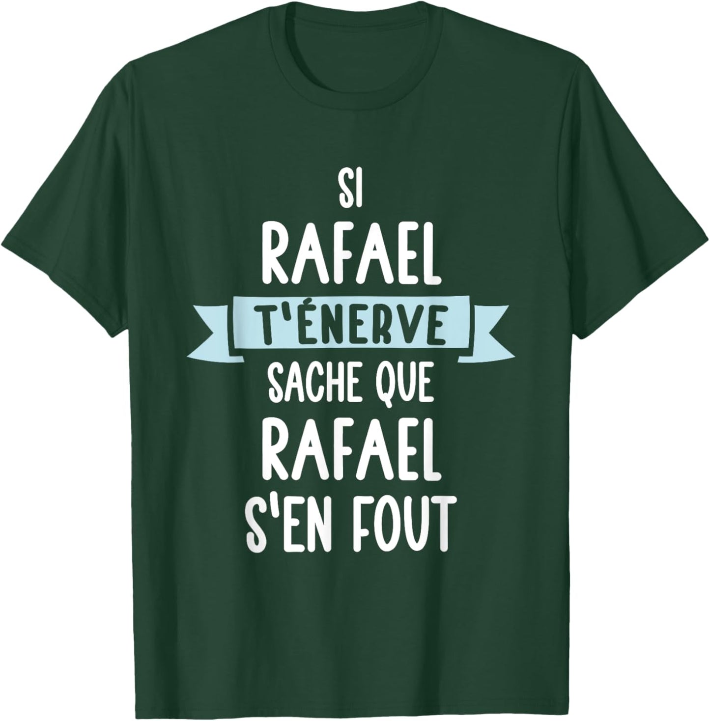 Gift Man Humour Name Personalized Rafael , Black, S T-Shirt - T-Shirt | Forest