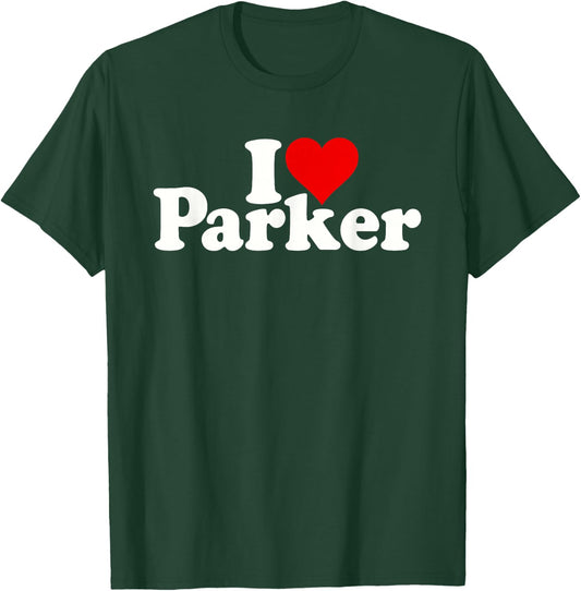 I Love Heart Parker T-Shirt - T-Shirt | Forest