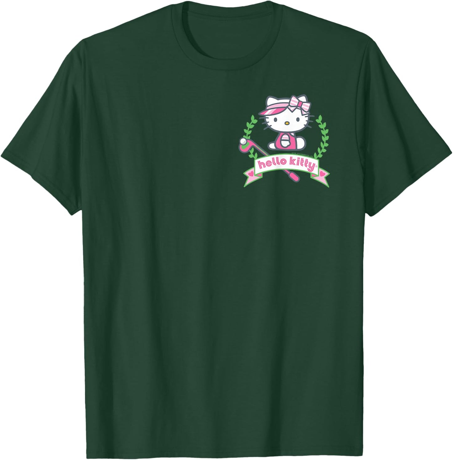Hello Kitty Golf Golfer T-Shirt - T-Shirt | Forest