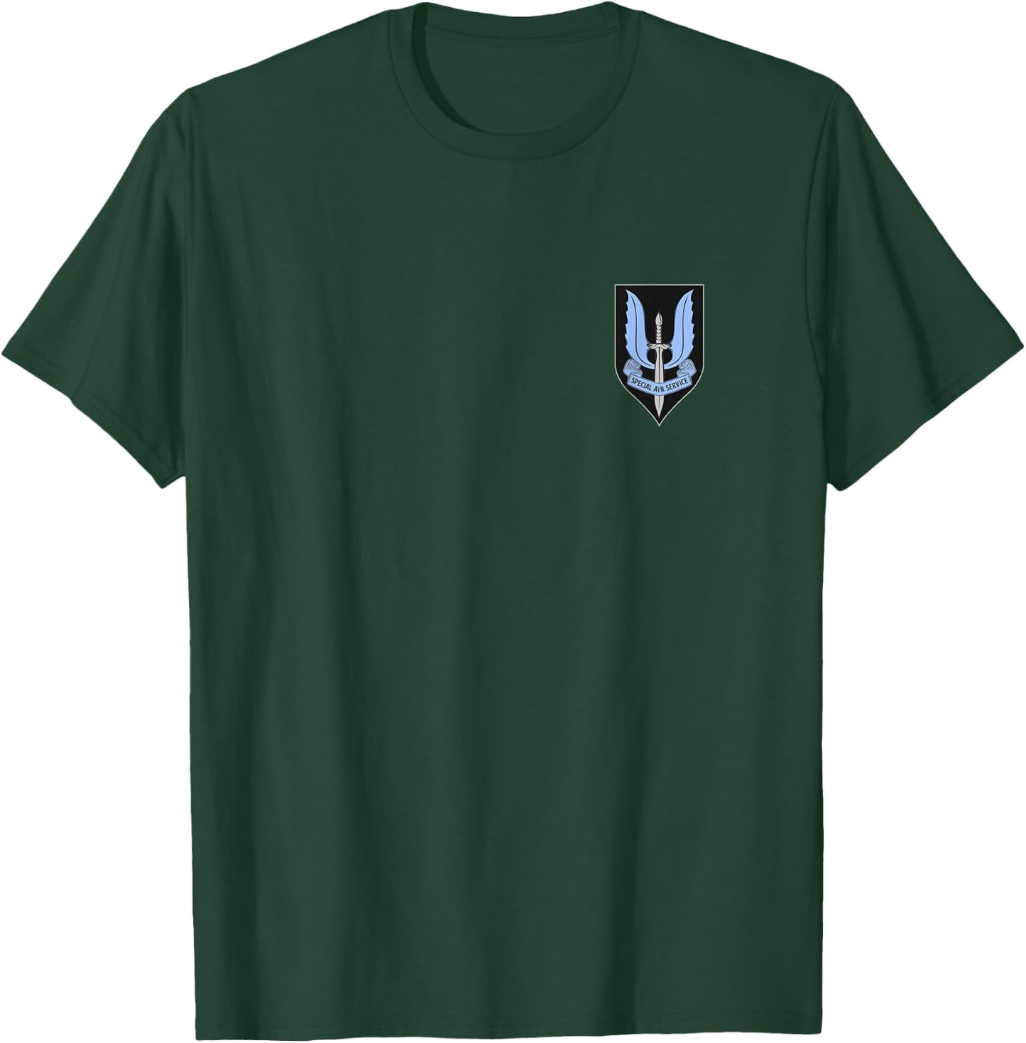 NZSAS New Zealand Special Force Air Regiment BACKPRINT T-Shirt - T-Shirt | Forest