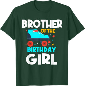 Brother of the Birthday Girl Roller Skating Bday Party T-Shirt - T-Shirt | Forest