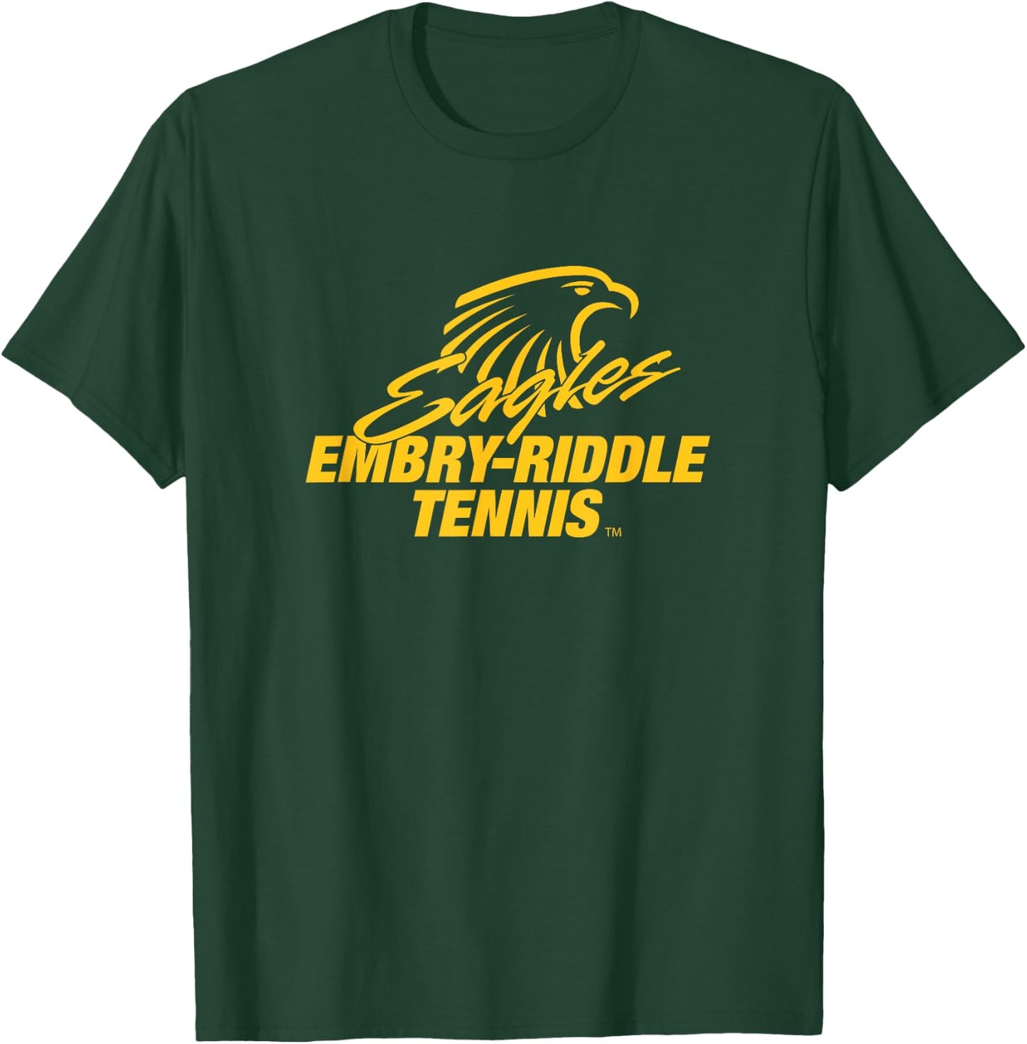 Embry-Riddle Aeronautical Eagles Tennis Sports Fan T-Shirt - T-Shirt | Forest