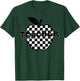 Back To School Checkered Apple Teacher Checkerboard teacher T-Shirt - T-Shirt | Forest