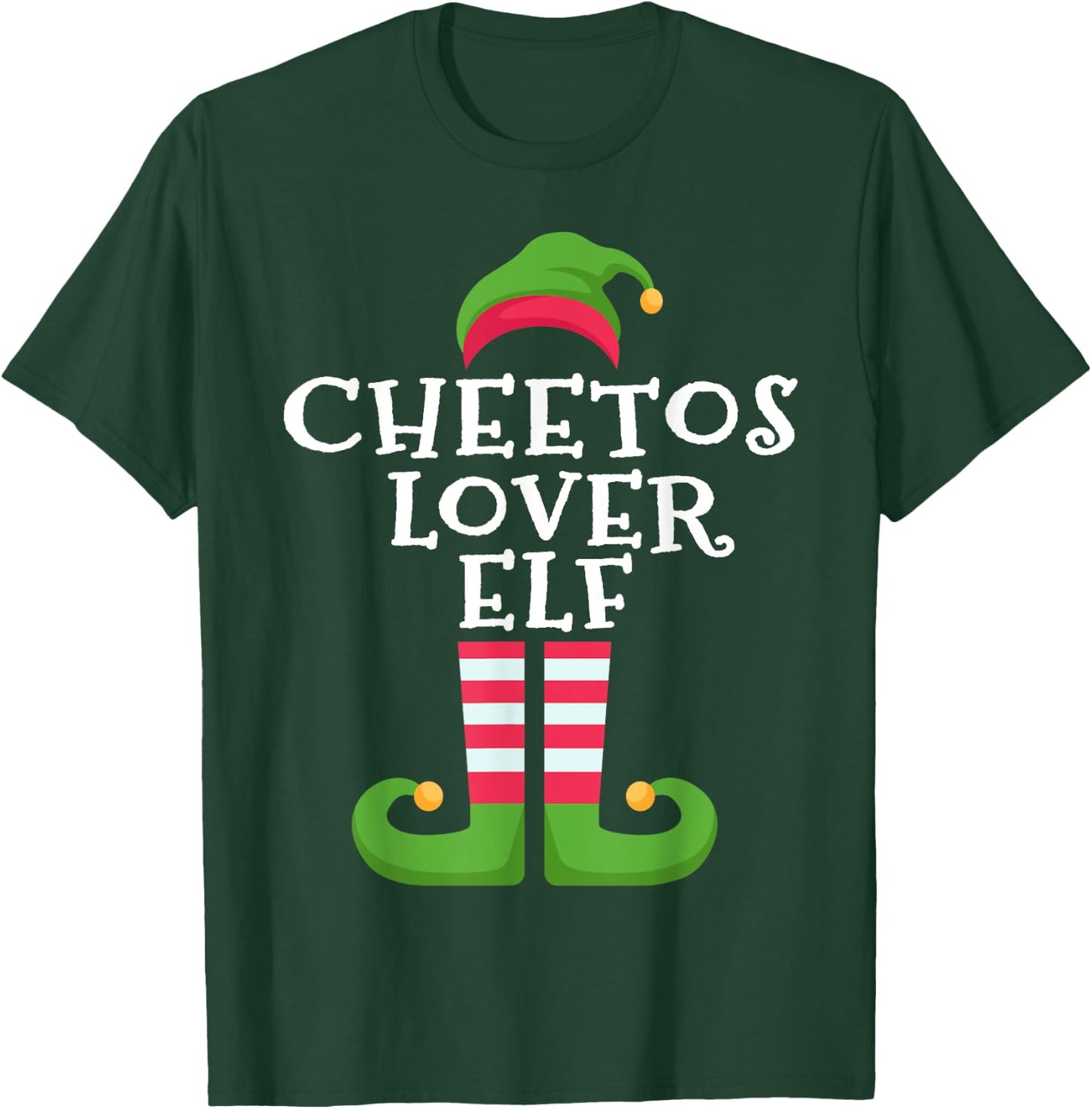 I'm The Cheetos Lover Elf Cheetos Lovers Christmas Pajama T-Shirt - T-Shirt | Forest