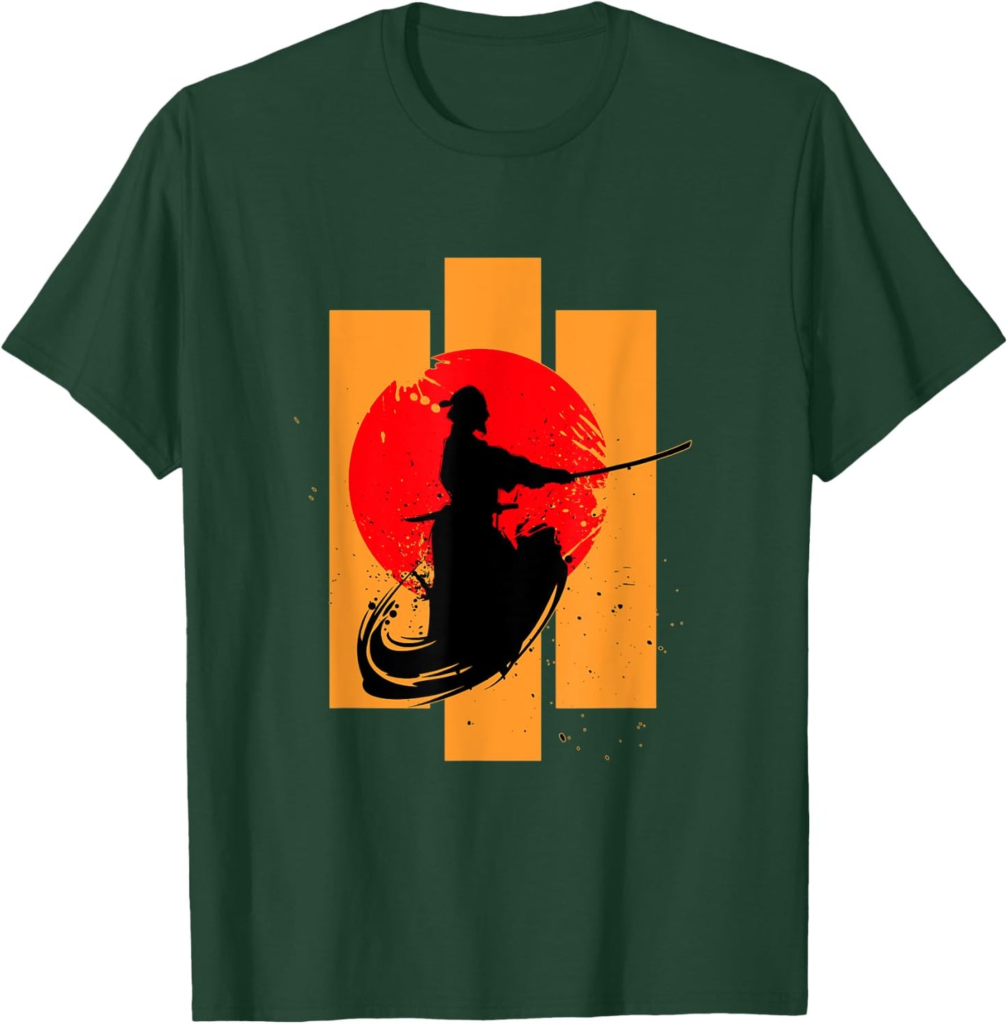 Japanischer Samurai-Krieger Bushido Code Japan Ronin Swordsmen T-Shirt - T-Shirt | Forest