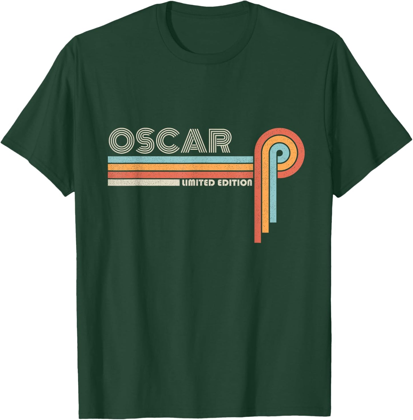 OSCAR Name Gifts Personalized Funny Retro Vintage Birthday T-Shirt - T-Shirt | Forest
