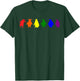 Gay Penguins LGBT Flag Pride Transgender Lesbian LGBT T-Shirt - T-Shirt | Forest