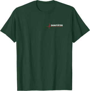 Paramedic ECG Back Heartbeat Heart Line Cool Paramedic , black T-Shirt - T-Shirt | Forest