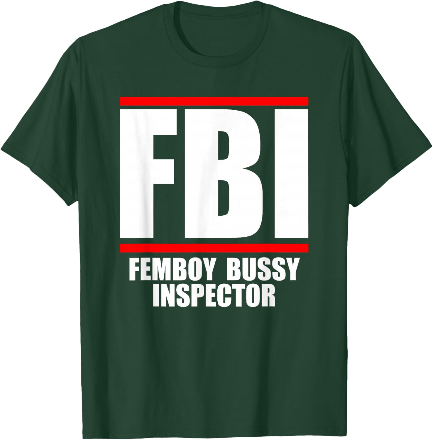 Femboy Inspector , black T-Shirt - T-Shirt | Forest