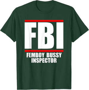 Femboy Inspector , black T-Shirt - T-Shirt | Forest