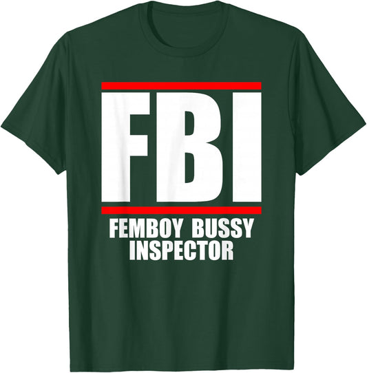 Femboy Inspector , black T-Shirt - T-Shirt | Forest