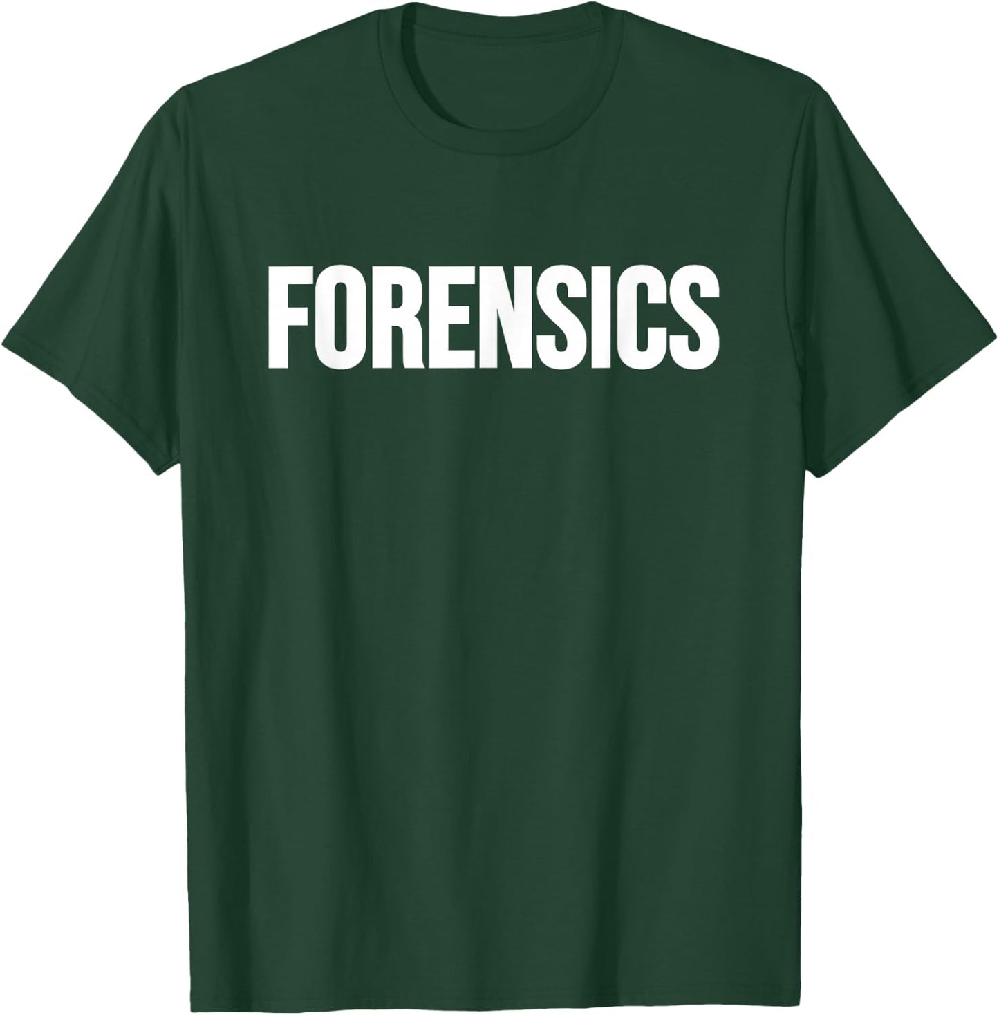 Uniform-kostüm- Für Forensik, Polizei, Kriminalpolizei T-Shirt - T-Shirt | Forest
