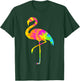 Flamingo Tie Dye Vintage Hippie Flamingo Lover T-Shirt - T-Shirt | Forest