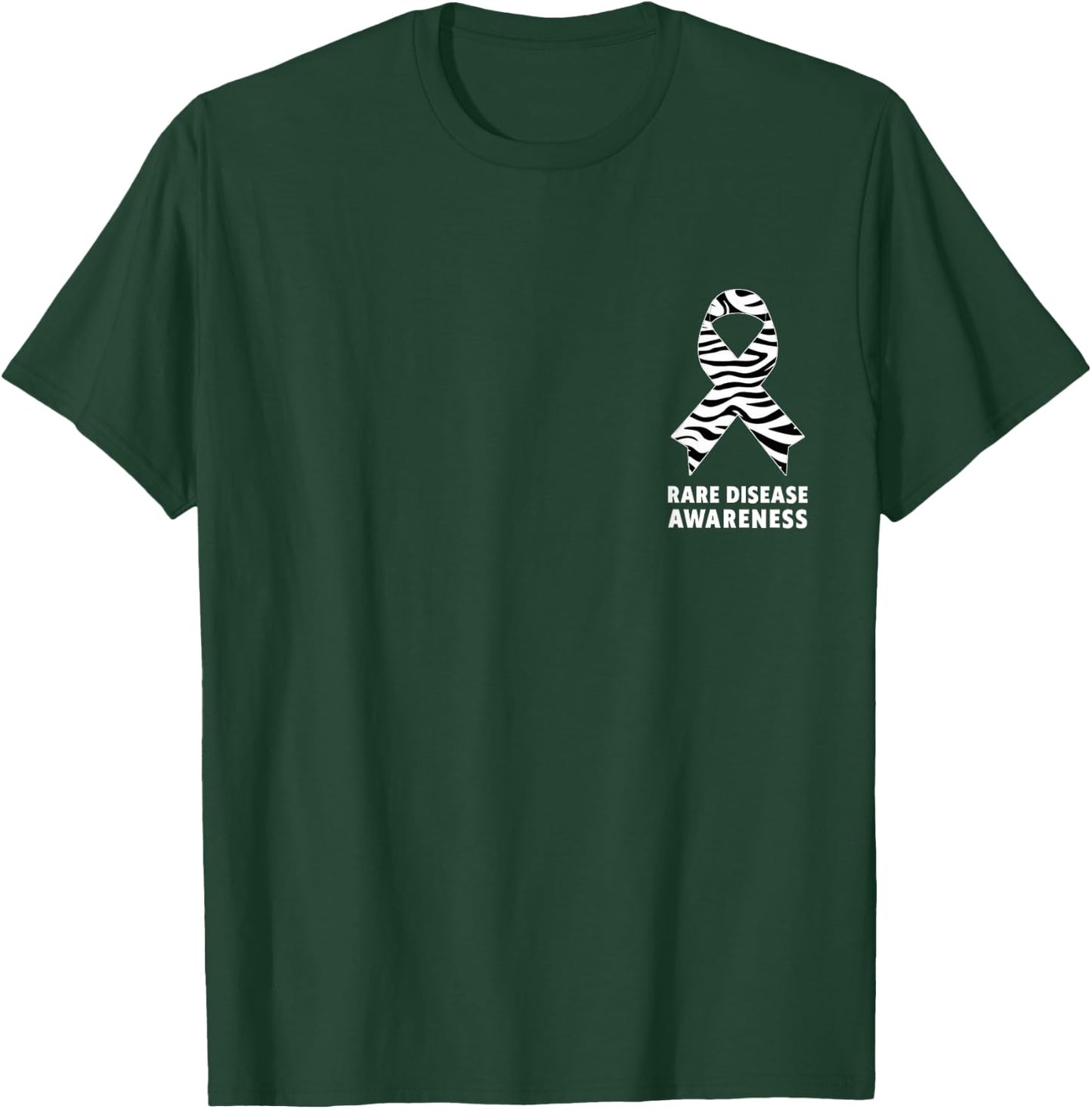 Zebra- zur Sensibilisierung für seltene Krankheiten — Tag der seltenen Krankheiten 2026 T-Shirt - T-Shirt | Forest