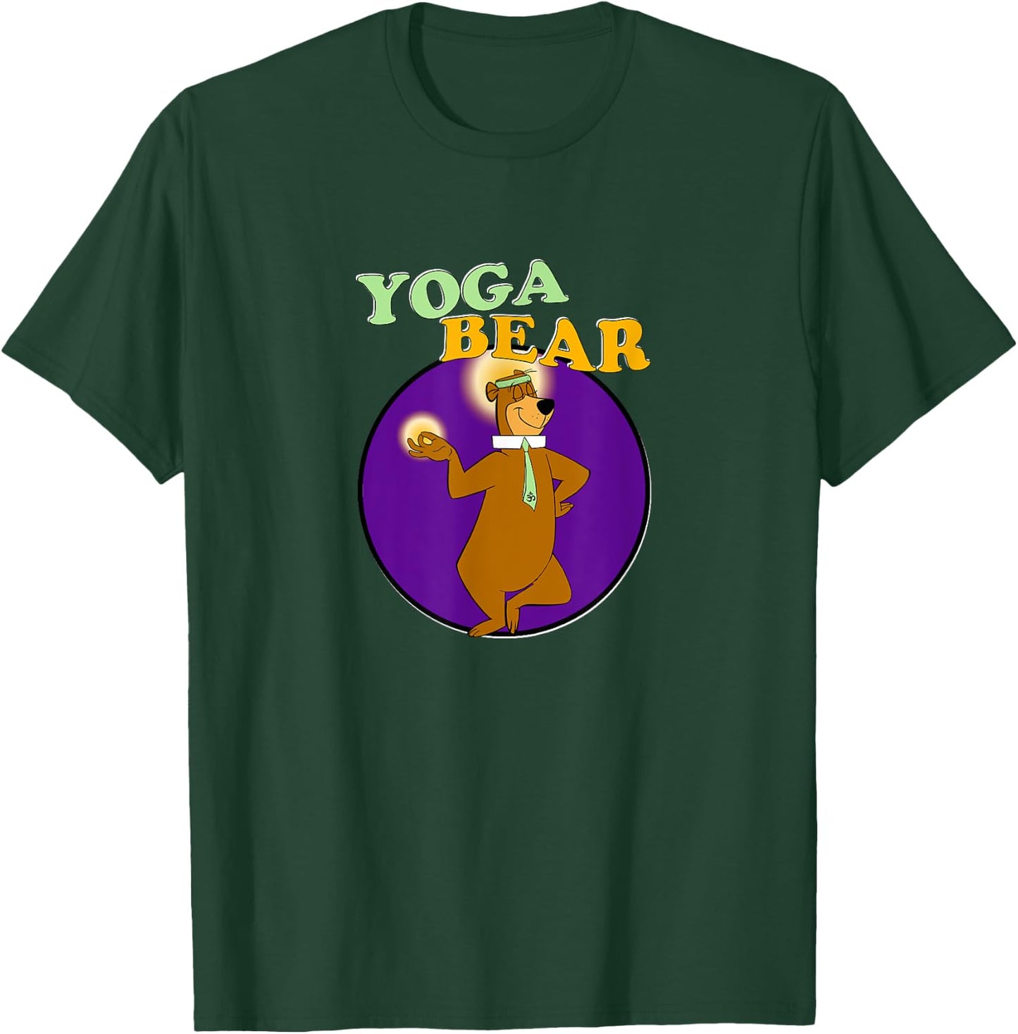 Yoga Bear Funny Yogi Yoga Workout T-Shirt - T-Shirt | Forest