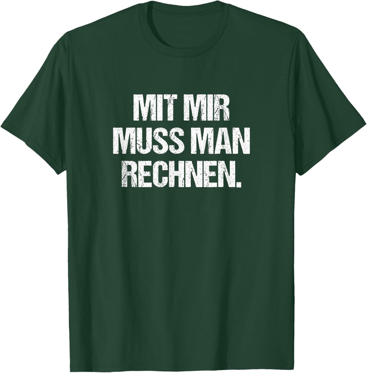 Teacher Funny Saying Rechnen Schule Abi Mathelehrer , black, s T-Shirt - T-Shirt | Forest