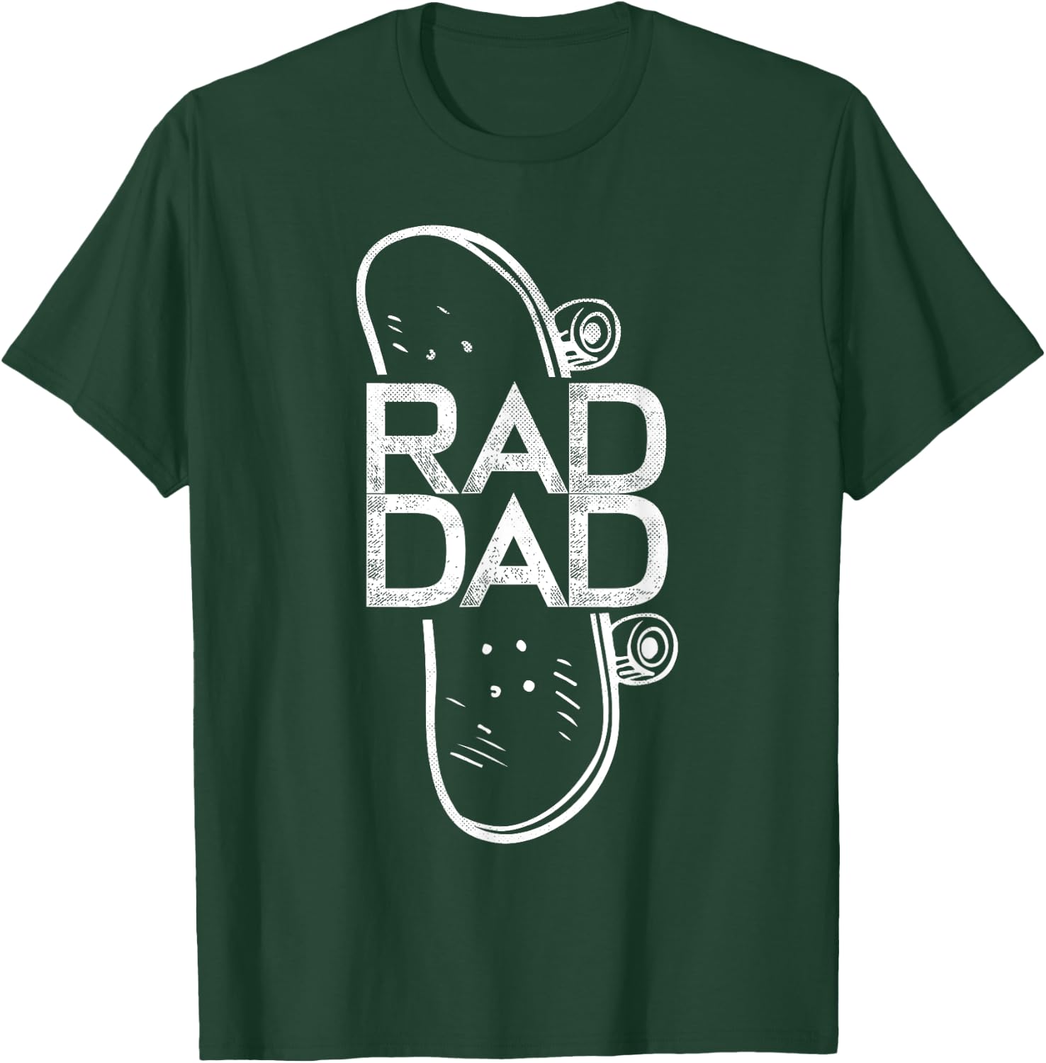 Rad Dad Skateboard Father T-Shirt - T-Shirt | Forest