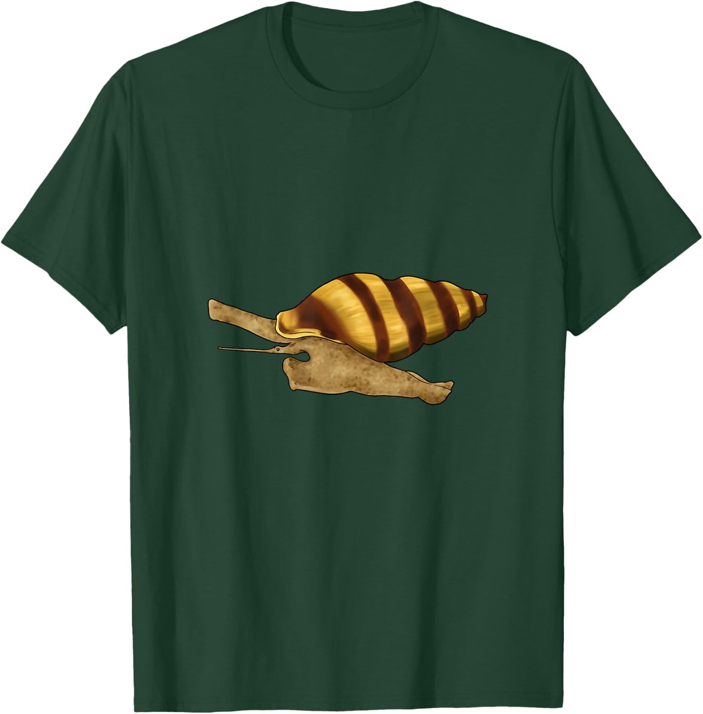 Drawing of a assassin snail T-Shirt - T-Shirt | Forest