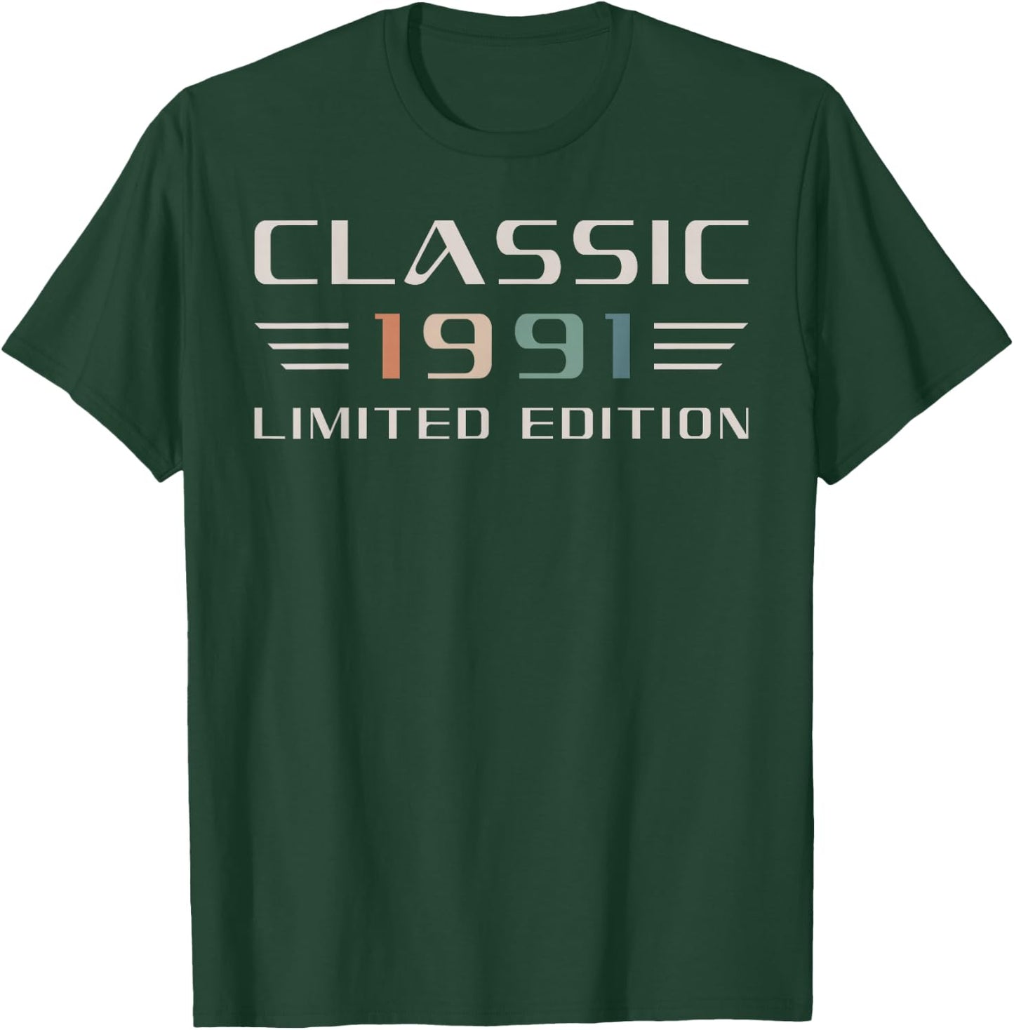 Classic 1991 Voiture Ancienne 35e Anniversaire T-Shirt - T-Shirt | Forest