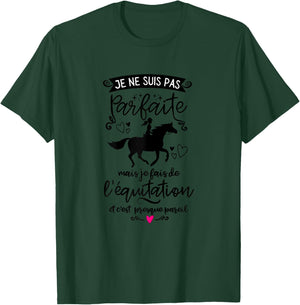Woman Riding Fan Horses Rider Woman Funny Idea Rider , white T-Shirt - T-Shirt | Forest