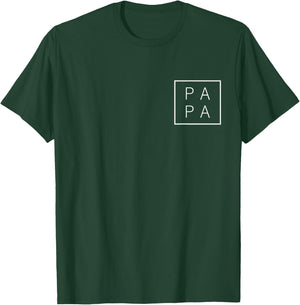 Pa Pa Cool Funny Fathers Day Design Dad Papa T-Shirt - T-Shirt | Forest