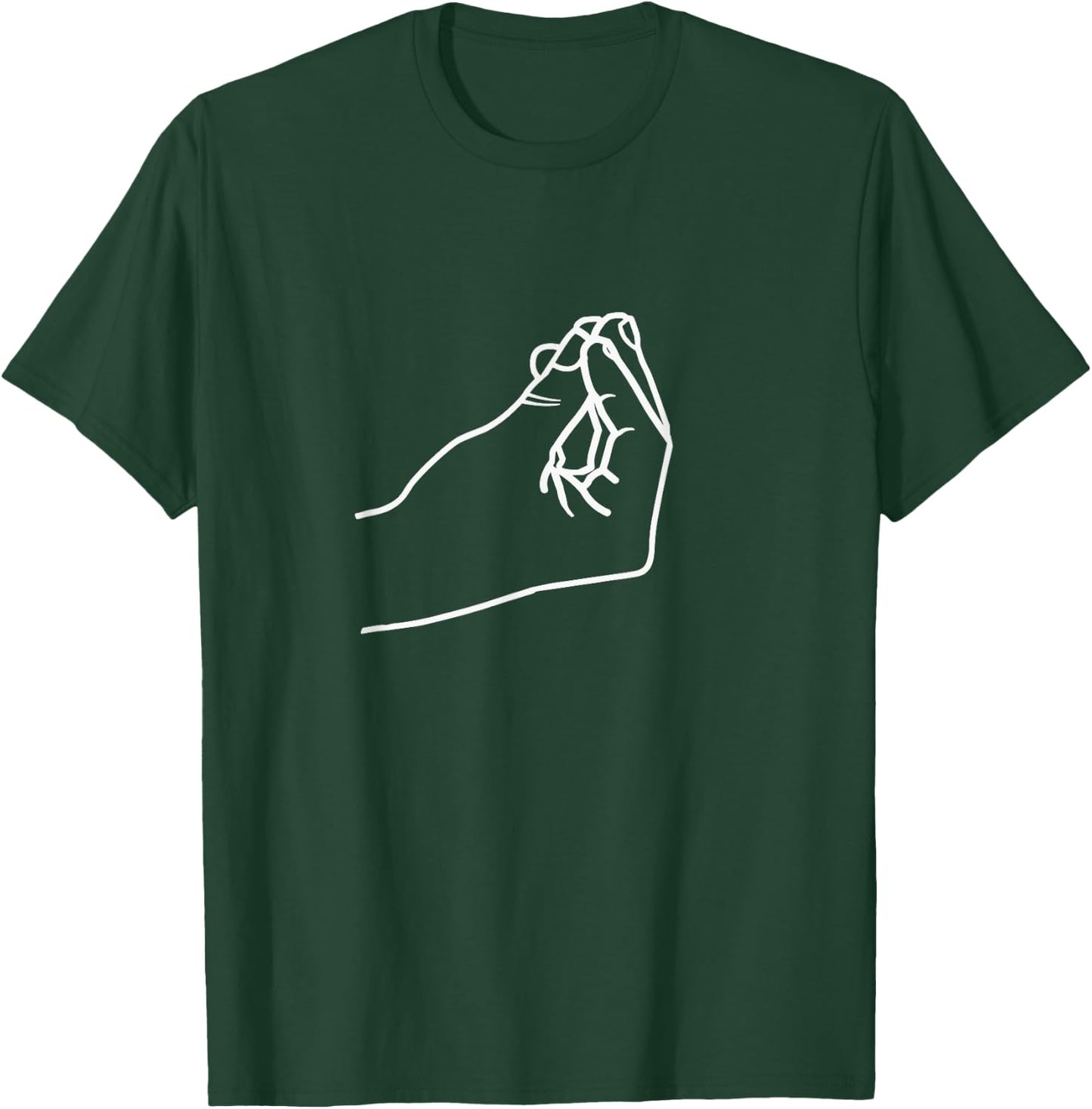 Italian Pinched Fingers T-Shirt - T-Shirt | Forest