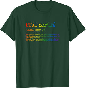 Pfälzer und Pfälzerin Wörterbuch Definition T-Shirt - T-Shirt | Forest