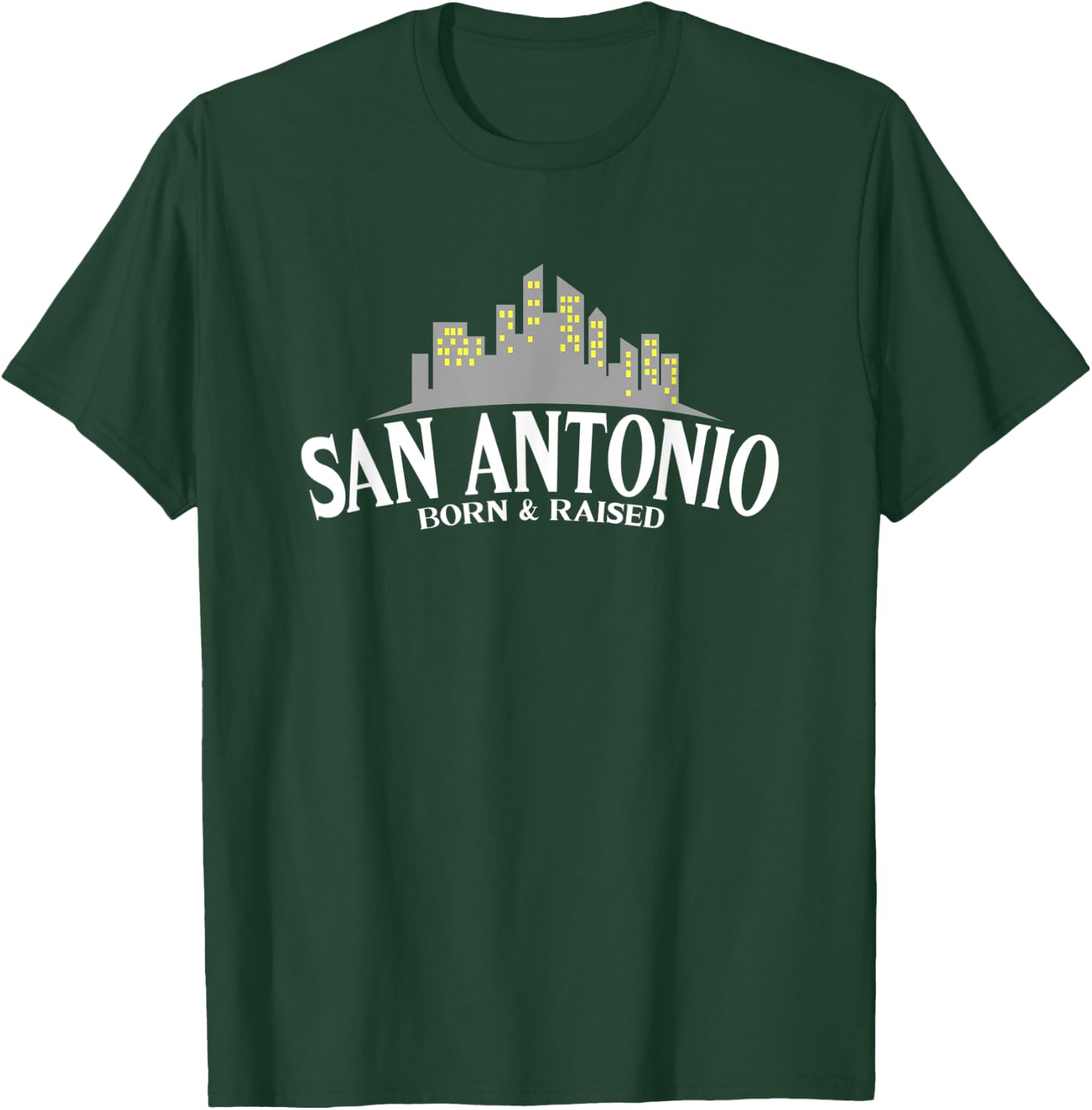 San Antonio Born & Raised - USA - Texas T-Shirt - T-Shirt | Forest