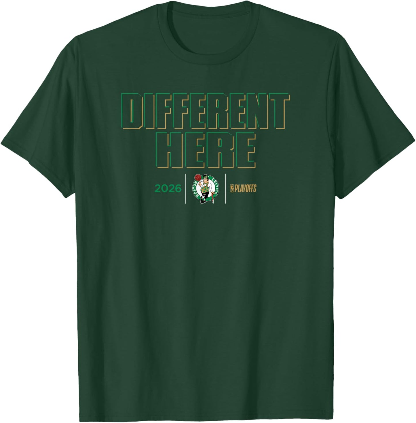NBA 2026 Playoffs Mantra Celtics Shadow Realm T-Shirt - T-Shirt | Forest
