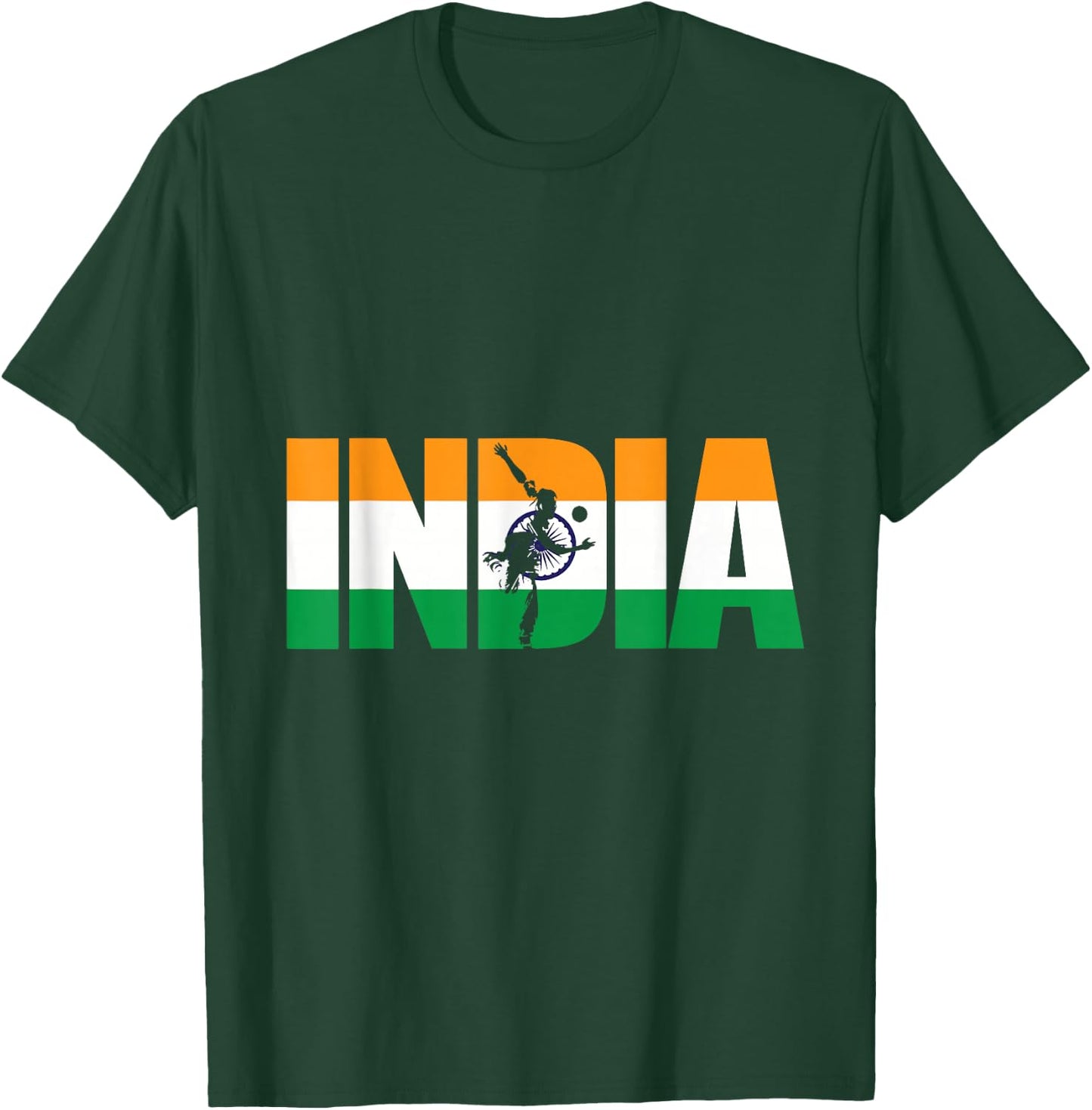 India Cricket Supporters Shirt Jersey | Indian Cricket Fans T-Shirt - T-Shirt | Forest